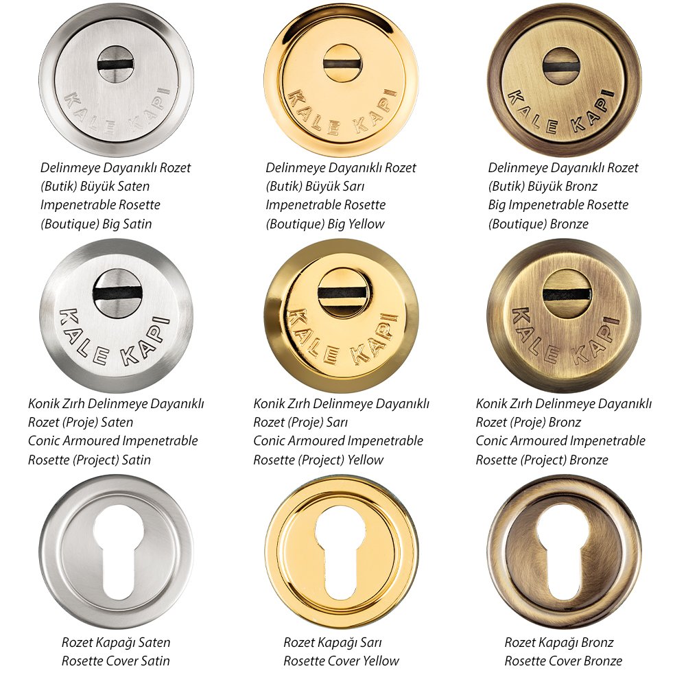 Delinmeye Dayanıklı Rozetler