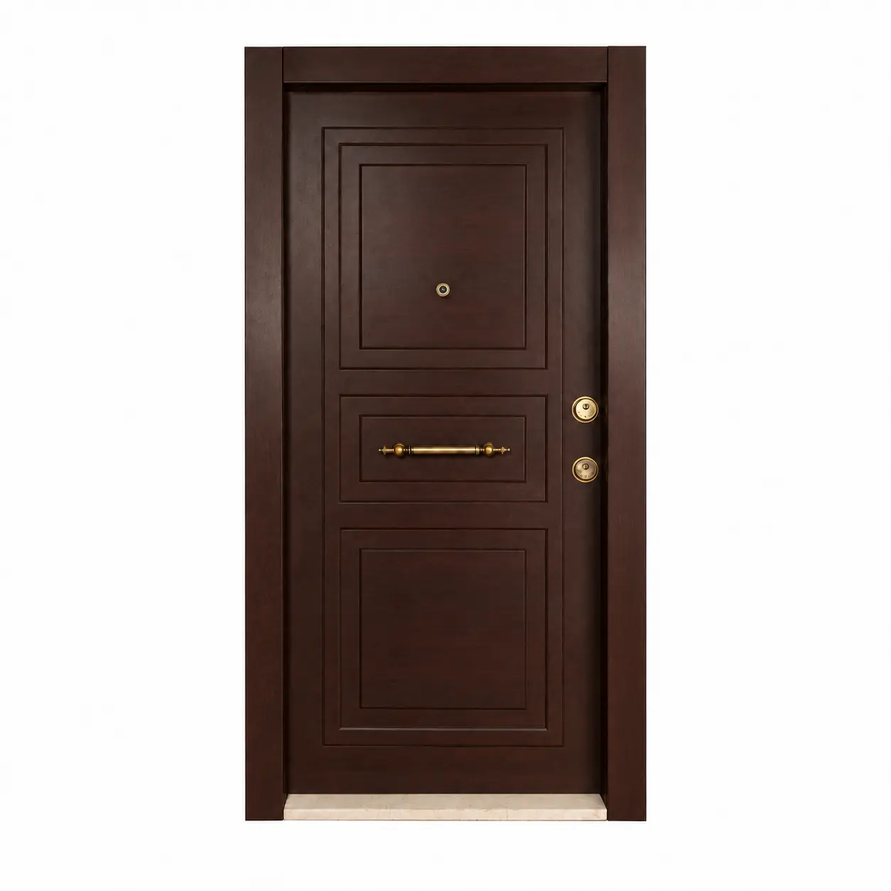 Kale D04 butik çelik kapı kapalı görünüm