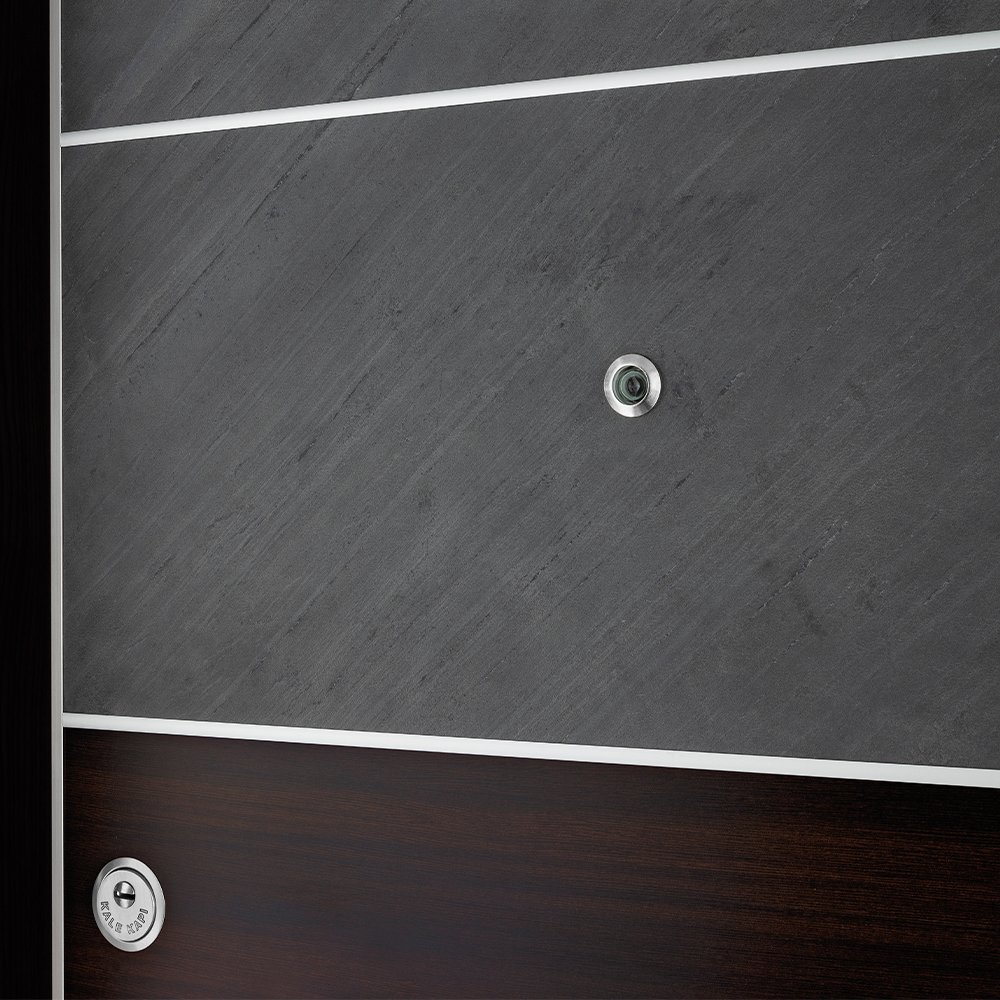 Kale TAŞ çelik kapı yan görünüm